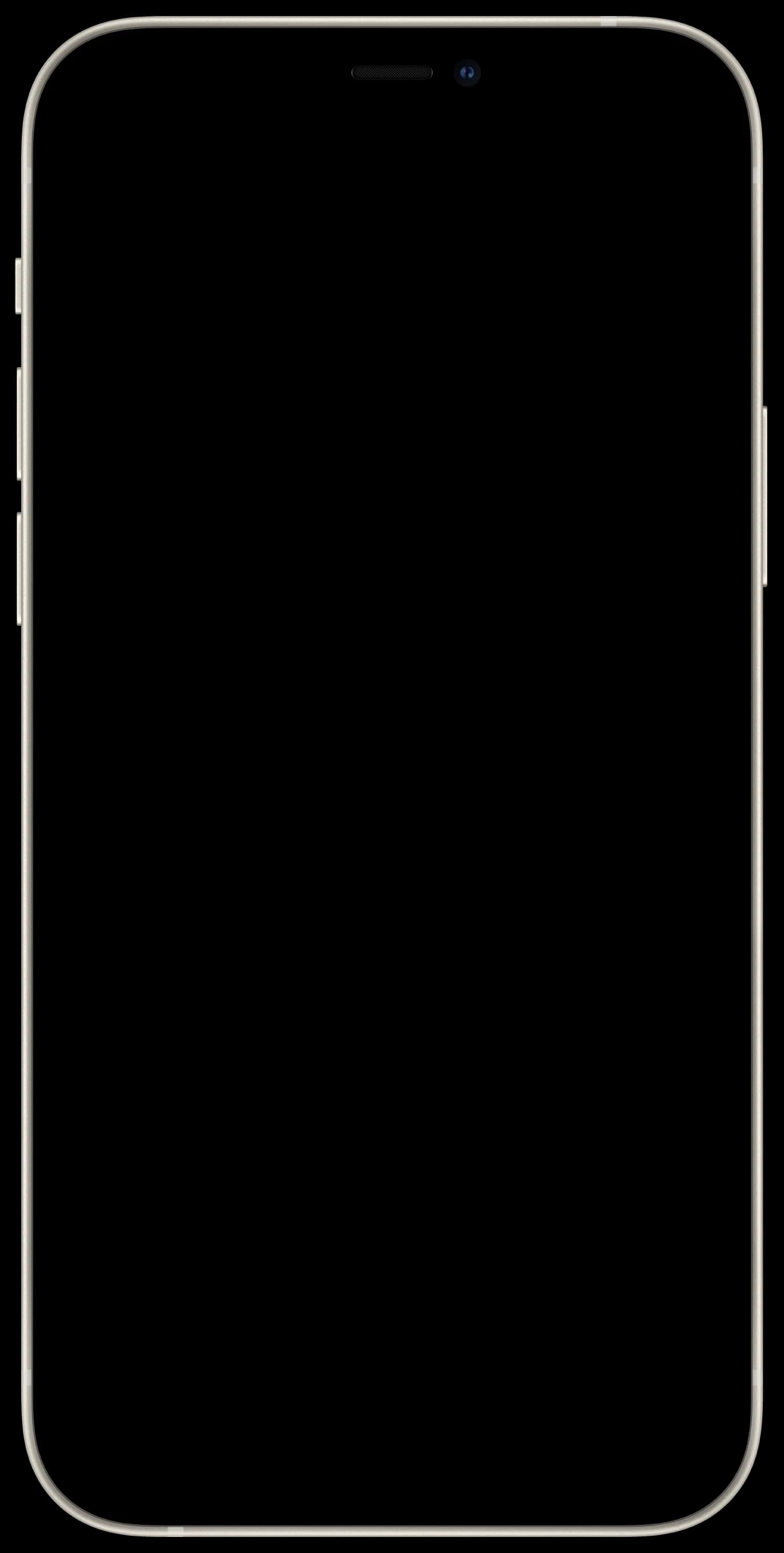 iPhone bezel